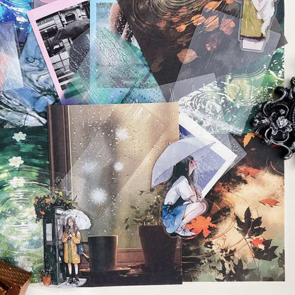 The Sound of Rain Ephemera Mystery Kit 85PCS