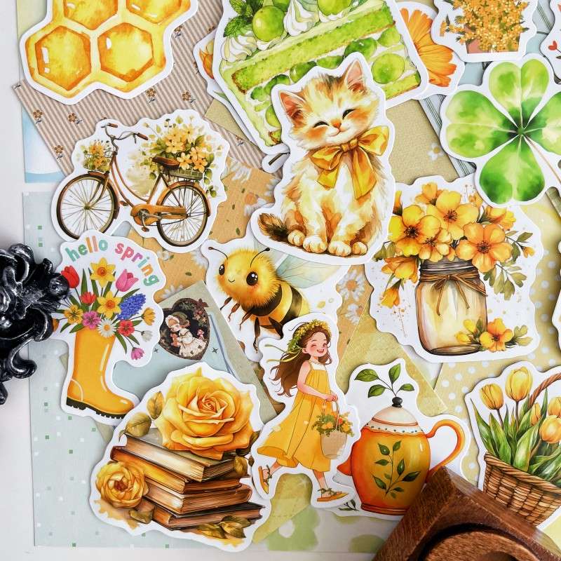 Honey Blossom Ephemera Mystery Kit 85PCS