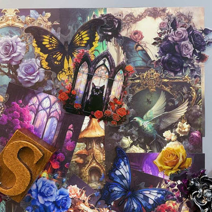 Gothic Desire Ephemera Mystery Kit 60PCS