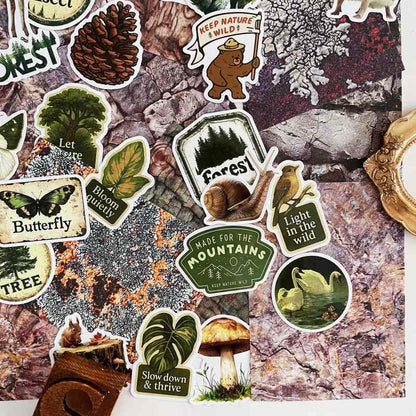 Wild Nature Ephemera Mystery Kit 70PCS