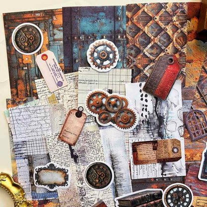 Rust Relic Ephemera Mystery Kit 90PCS