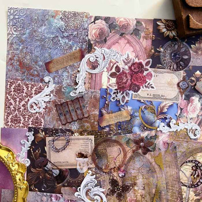 Opulent Memory Ephemera Mystery Kit 90PCS