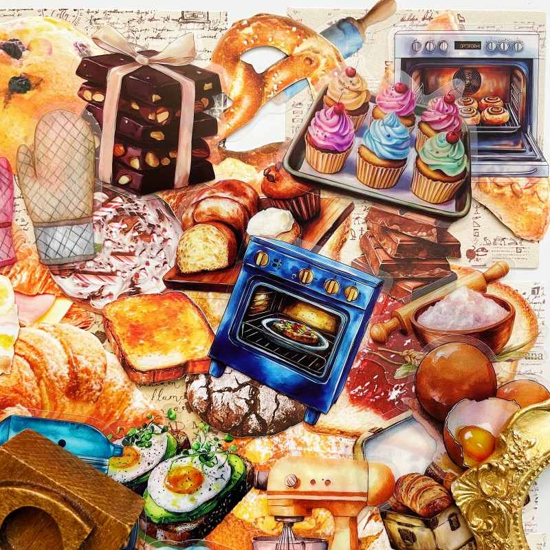 In Baking Mood Ephemera Mystery Kit 120PCS