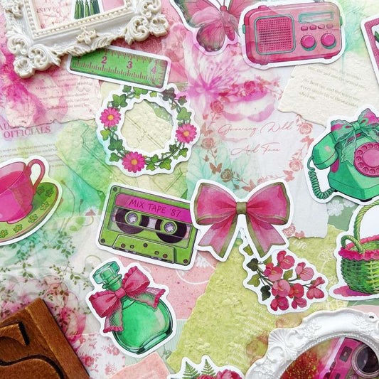 Matcha Blush Ephemera Mystery Kit 90PCS