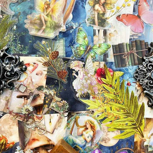 Faerie Grove Ephemera Mystery Kit 100PCS