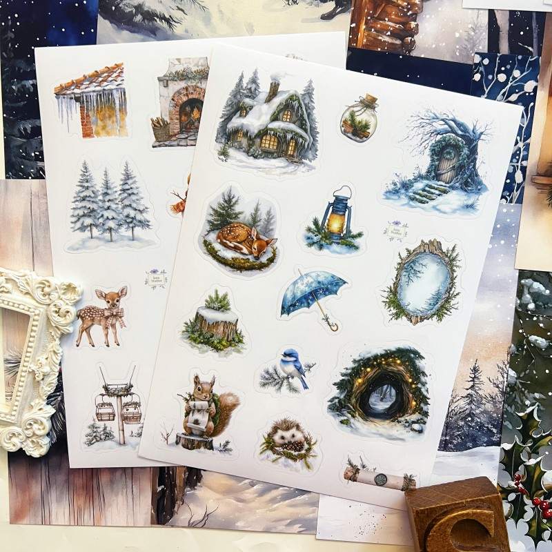Winter Tale Journal Kit 40Sheets