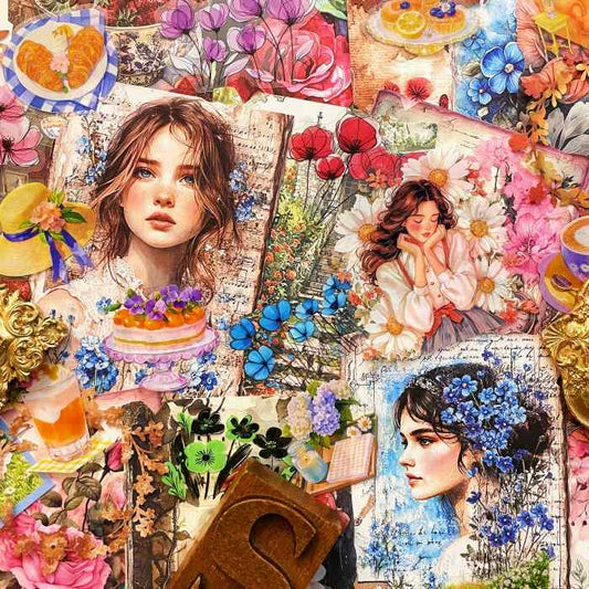 Scented Love Ephemera Mystery Kit 95PCS