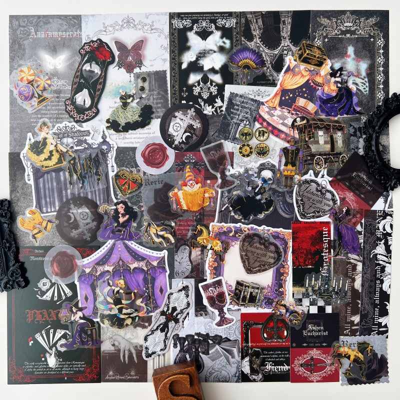 Phantom Carnival Ephemera Mystery Kit 65PCS