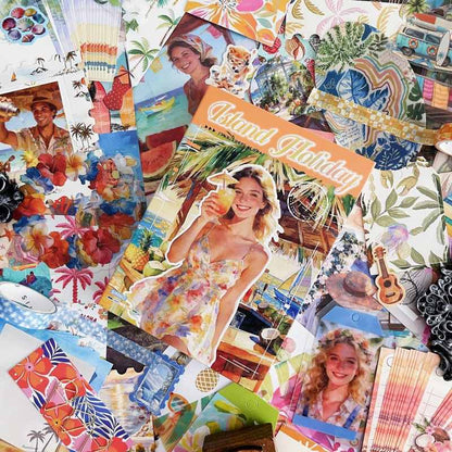 Island Holiday Ephemera Kit 155PCS