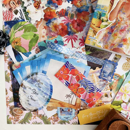Island Holiday Ephemera Kit 155PCS