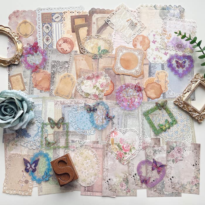 Lace Dreamscape Ephemera Mystery Kit