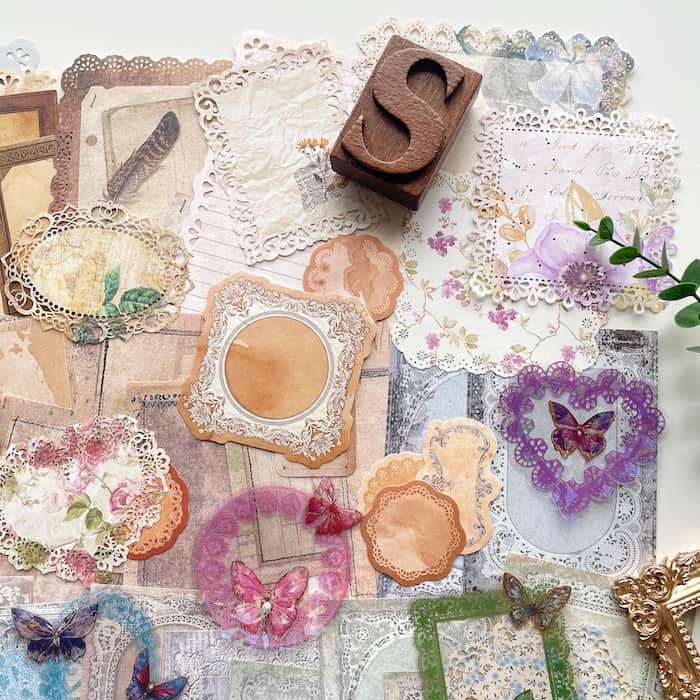 Lace Dreamscape Ephemera Mystery Kit