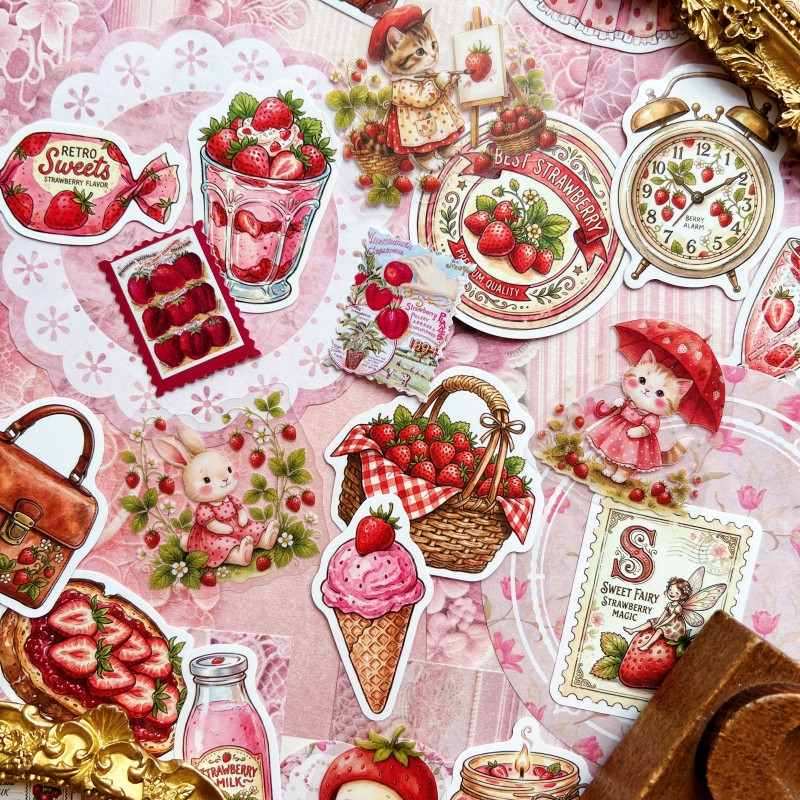 Berry Adore Ephemera Mystery Kit 75PCS