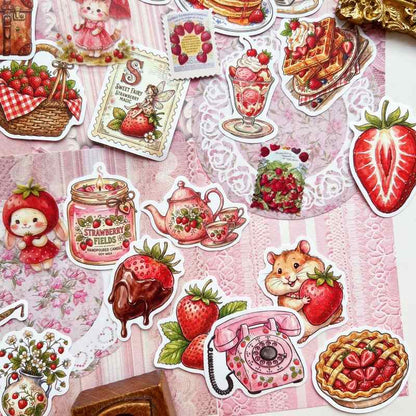 Berry Adore Ephemera Mystery Kit 75PCS