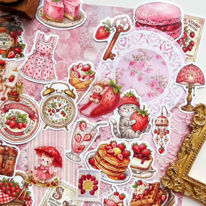 Berry Adore Ephemera Mystery Kit 75PCS