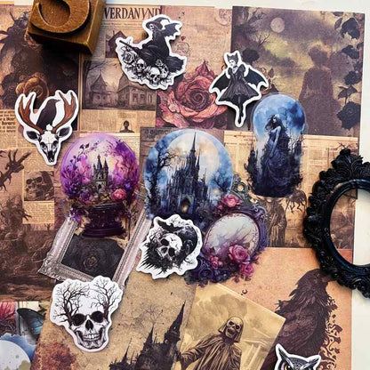 Midnight Castle Fables Ephemera Mystery Kit 70PCS