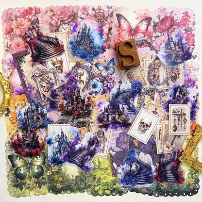 Midnight Castle Fables Ephemera Mystery Kit 65PCS