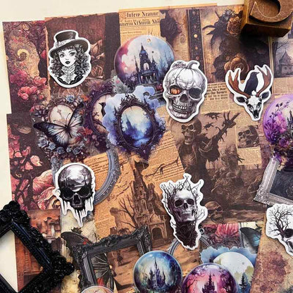 Midnight Castle Fables Ephemera Mystery Kit 70PCS