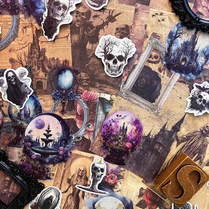 Midnight Castle Fables Ephemera Mystery Kit 70PCS