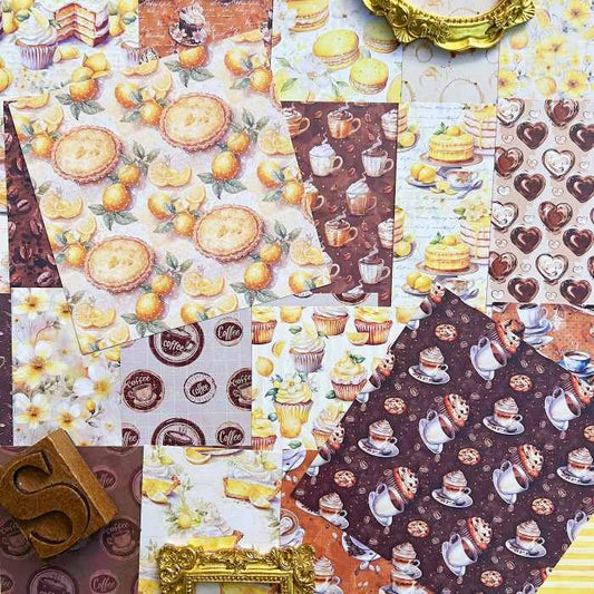 Citrus Blend Collage Paper 24Sheets