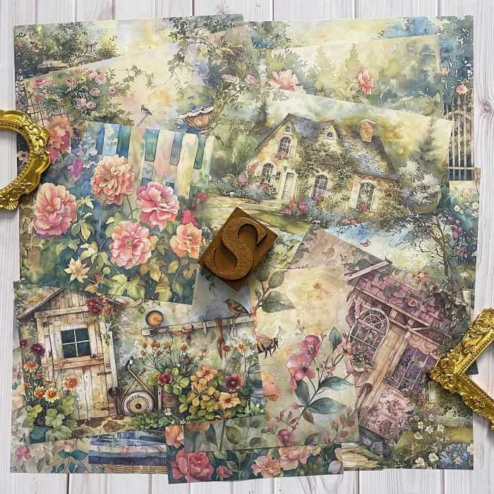 Cottage Dream Collage Paper 20Sheets