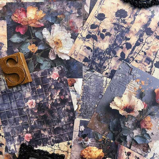 Petal Mosaic Collage Paper 24Sheets