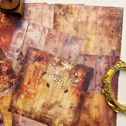 Golden Nectar Collage Paper 24Sheets