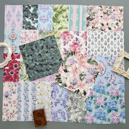 Leaf Garden Collage Paper 24Sheets