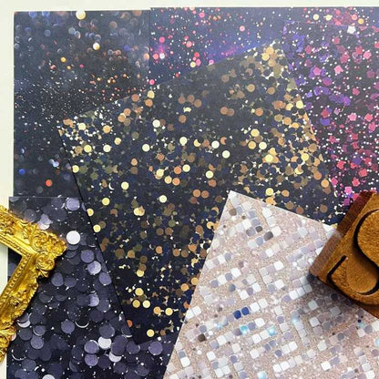 Glittering Night Collage Paper 24 Sheets