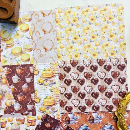 Citrus Blend Collage Paper 24Sheets