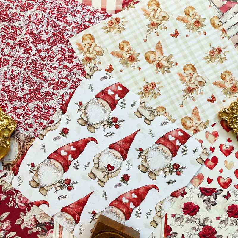 Love Celebration Collage Paper 24Sheets