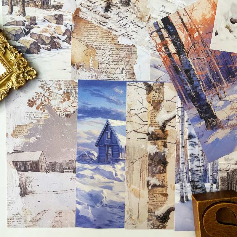 Frost Valley Collage Paper 24Sheets