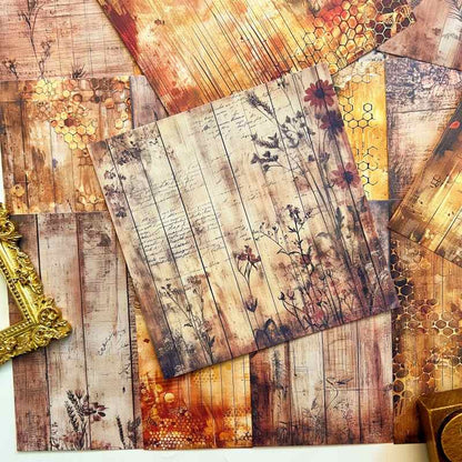 Golden Nectar Collage Paper 24Sheets