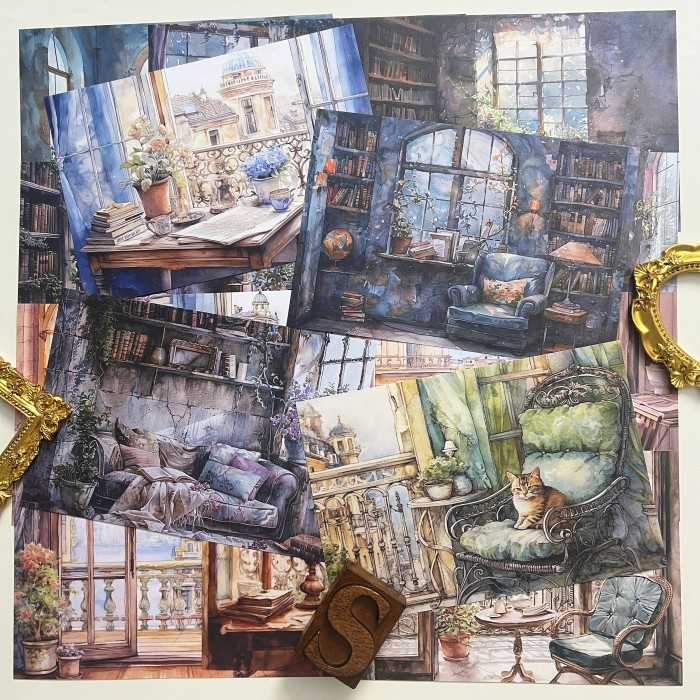 Cozy Corner Collage Paper 16Sheets