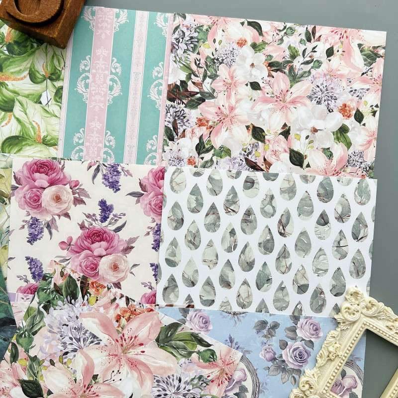 Leaf Garden Collage Paper 24Sheets