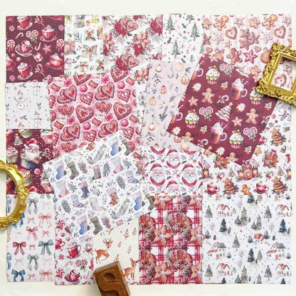Tinsel Time Collage Paper 24Sheets
