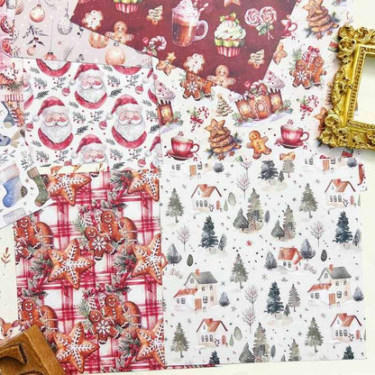 Tinsel Time Collage Paper 24Sheets
