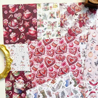 Tinsel Time Collage Paper 24Sheets