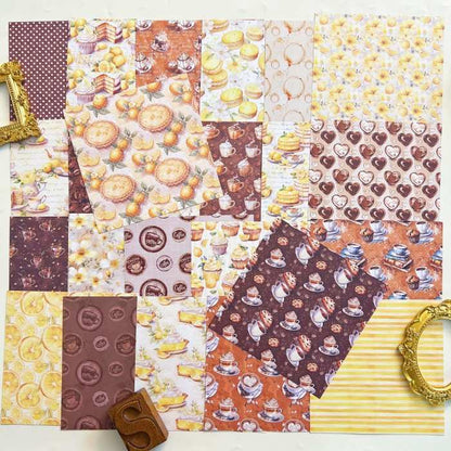 Citrus Blend Collage Paper 24Sheets