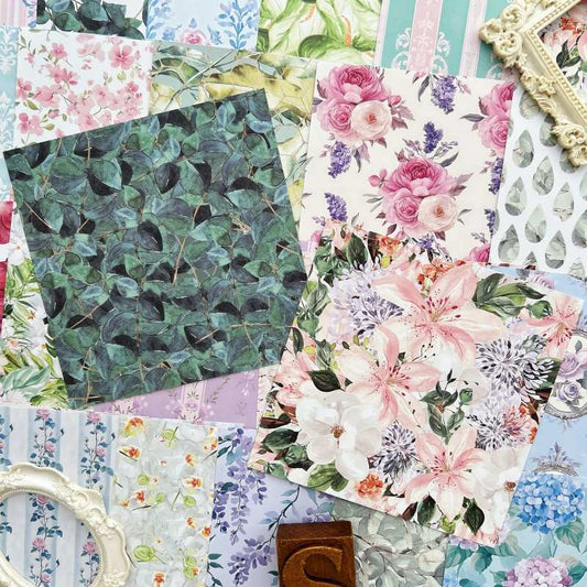 Leaf Garden Collage Paper 24Sheets