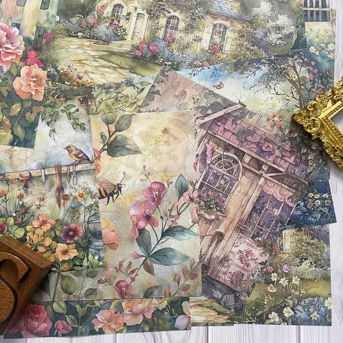 Cottage Dream Collage Paper 20Sheets