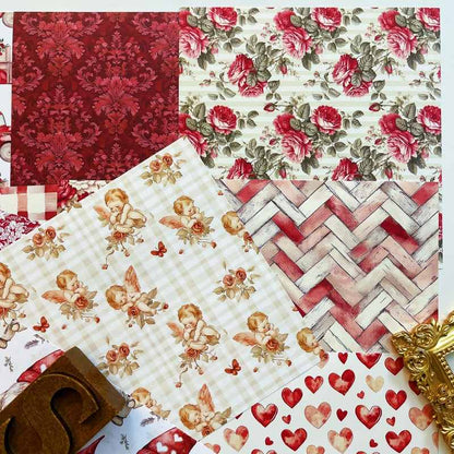 Love Celebration Collage Paper 24Sheets