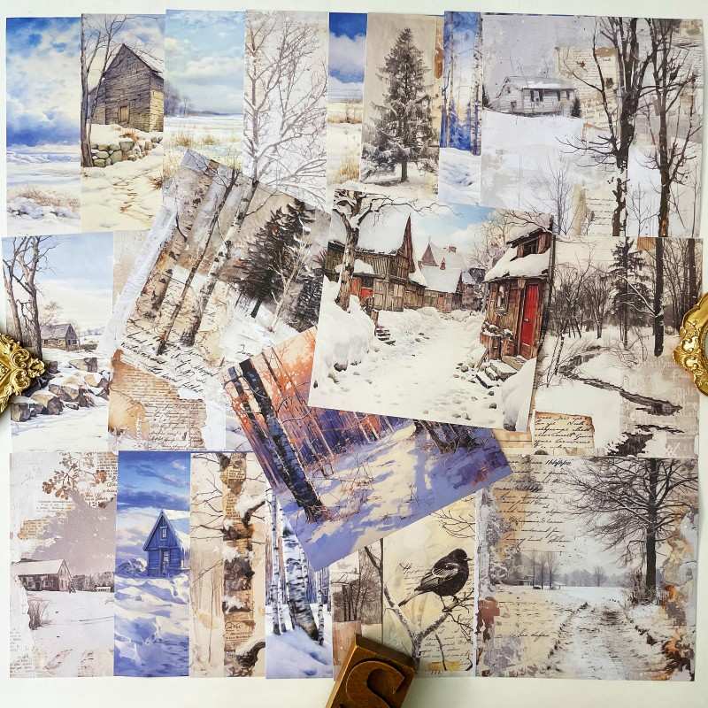 Frost Valley Collage Paper 24Sheets