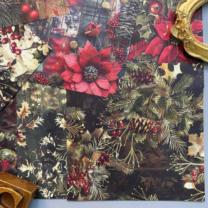 Golden Pine Collage Paper 24Sheets