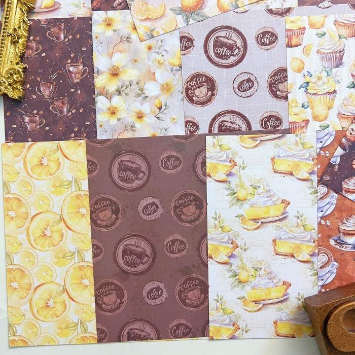 Citrus Blend Collage Paper 24Sheets