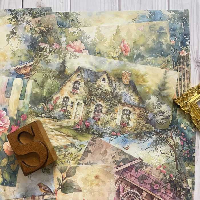 Cottage Dream Collage Paper 20Sheets