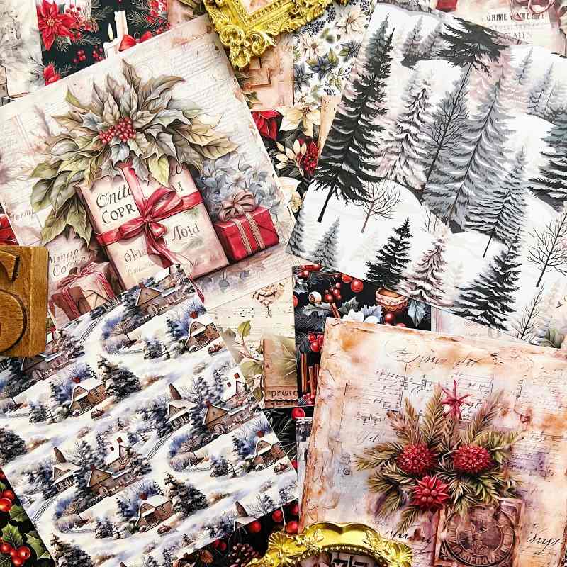 Festive Joy Collage Paper 24Sheets