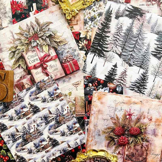 Festive Joy Collage Paper 24Sheets