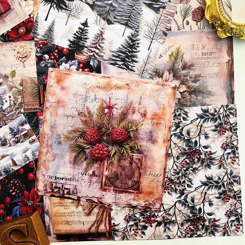 Festive Joy Collage Paper 24Sheets