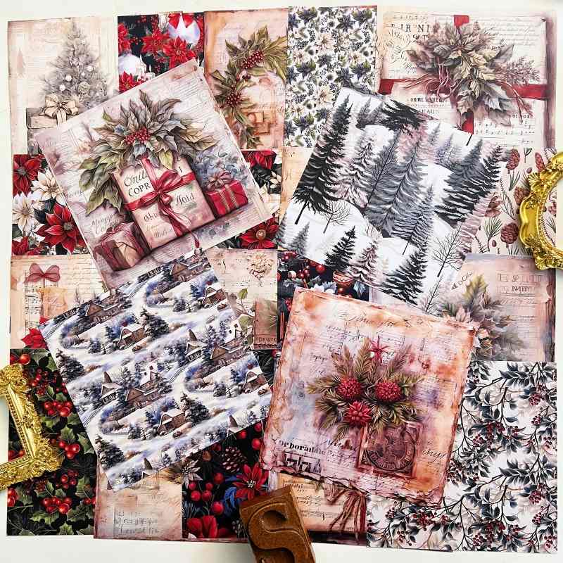 Festive Joy Collage Paper 24Sheets
